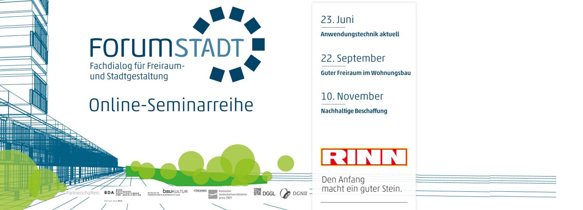Fortbildung ForumStadt Online-Seminare