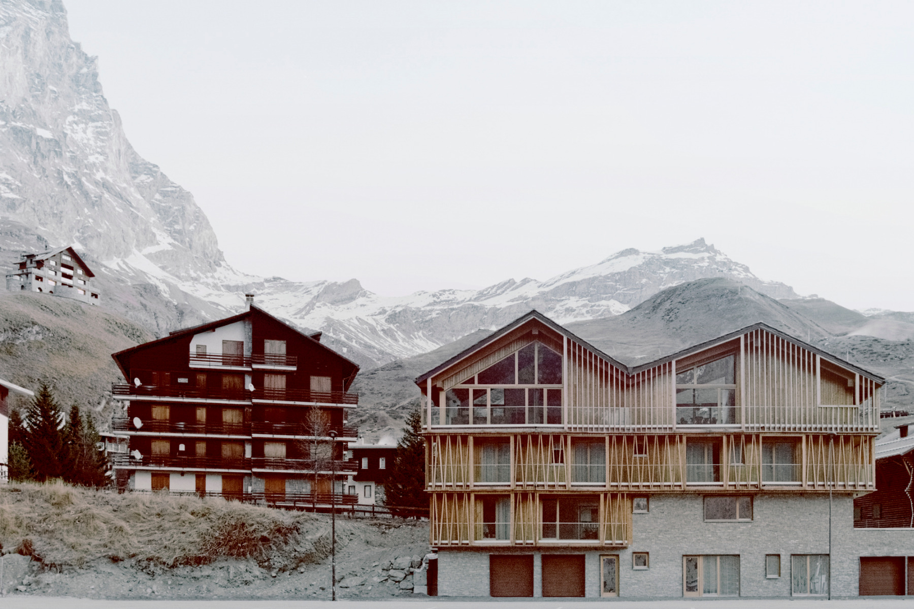 Chalet Blanc in Cervinia von Luca Compri Architetti