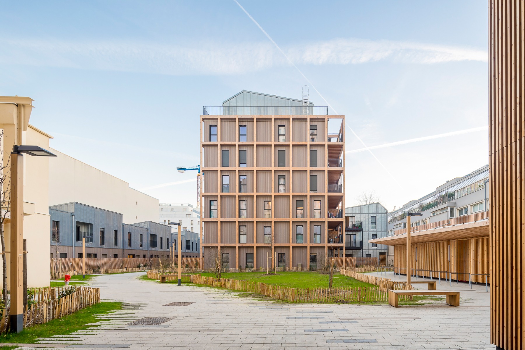 Wohnungsbau Jaurès Petit von archi5 in Paris
