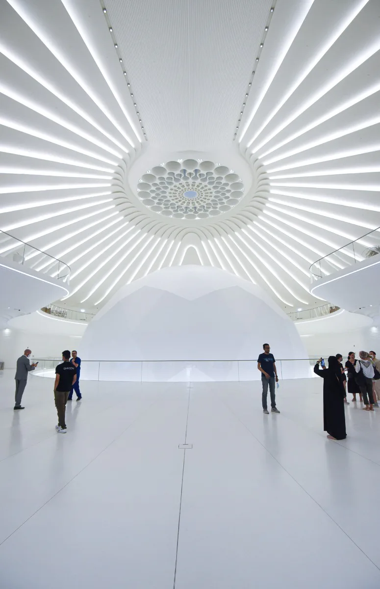 Gewinner Internationales Projekt: UAE Pavilion Expo 2020 Dubai, Lichtplanung: Kardorff Ingenieure Lichtplanung, Architektur: Santiago Calatrava Architects