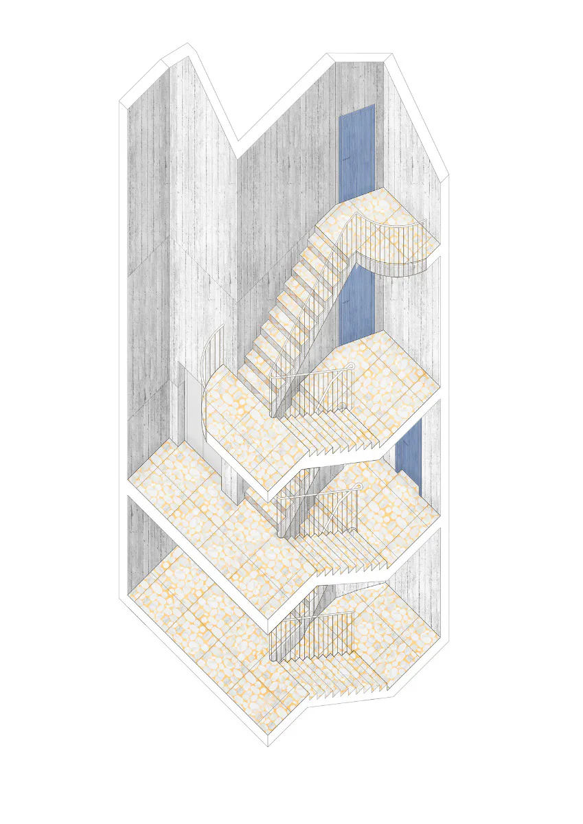 Treppenhaus, Grafik