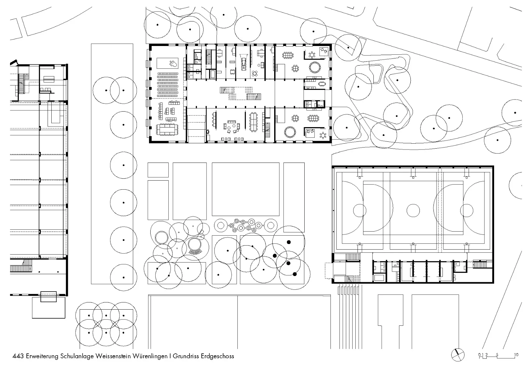 Grundriss EG, Grafik