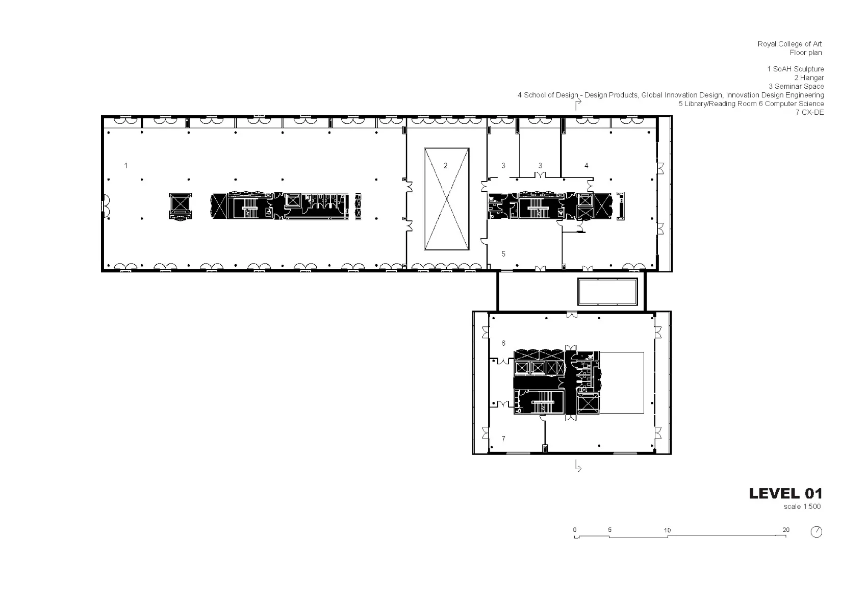 Grundriss 1. OG, Grafik