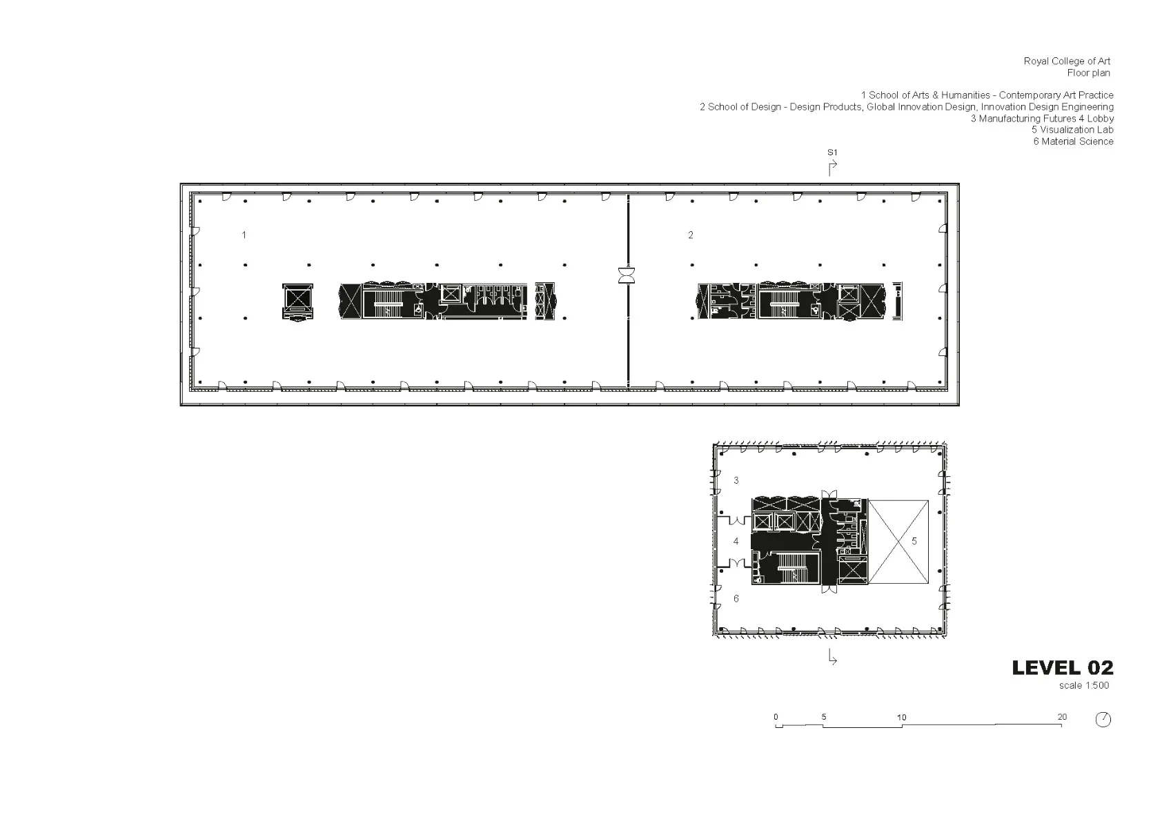 Grundriss 2. OG, Grafik