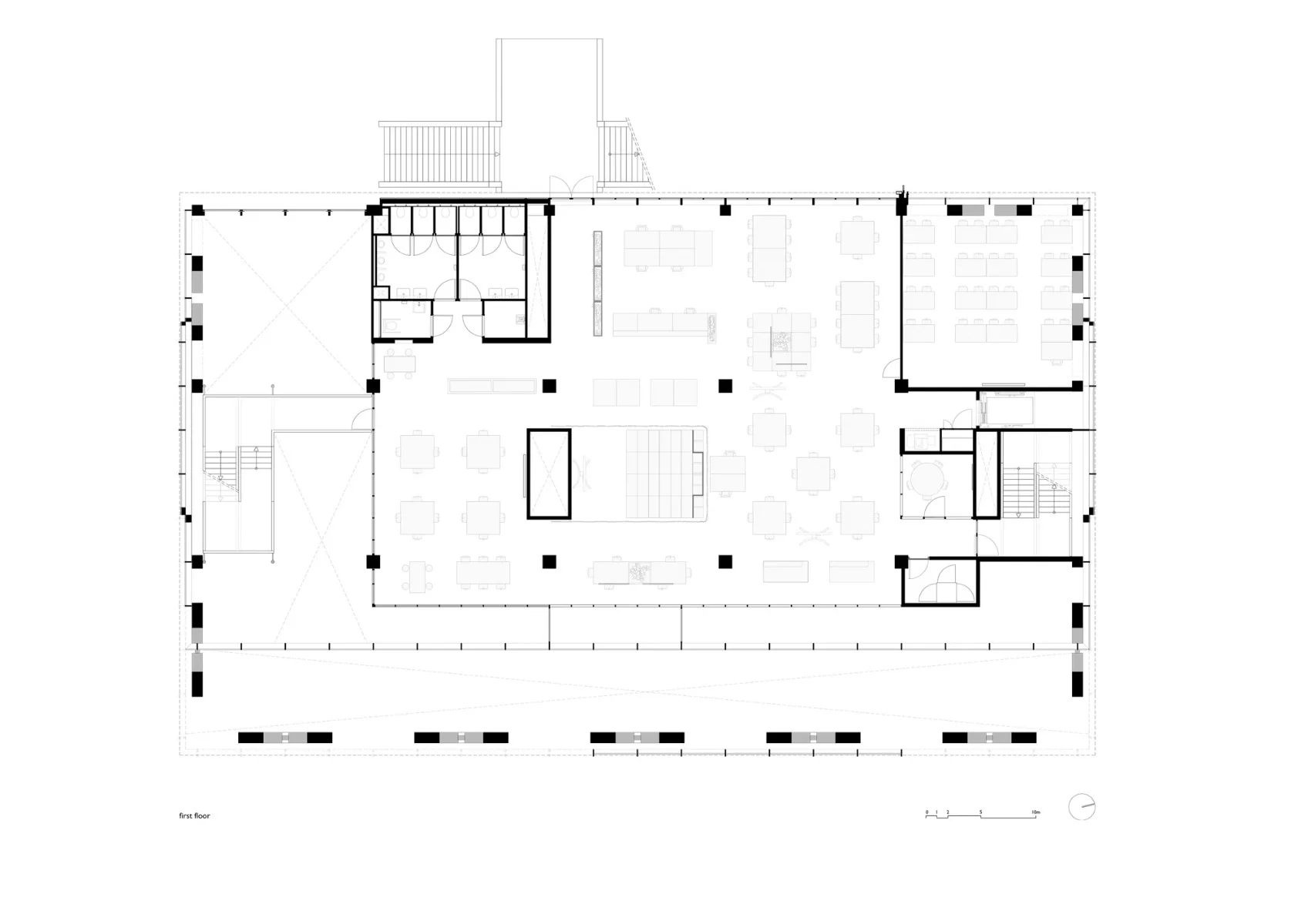 Grundriss 1. OG, Grafik