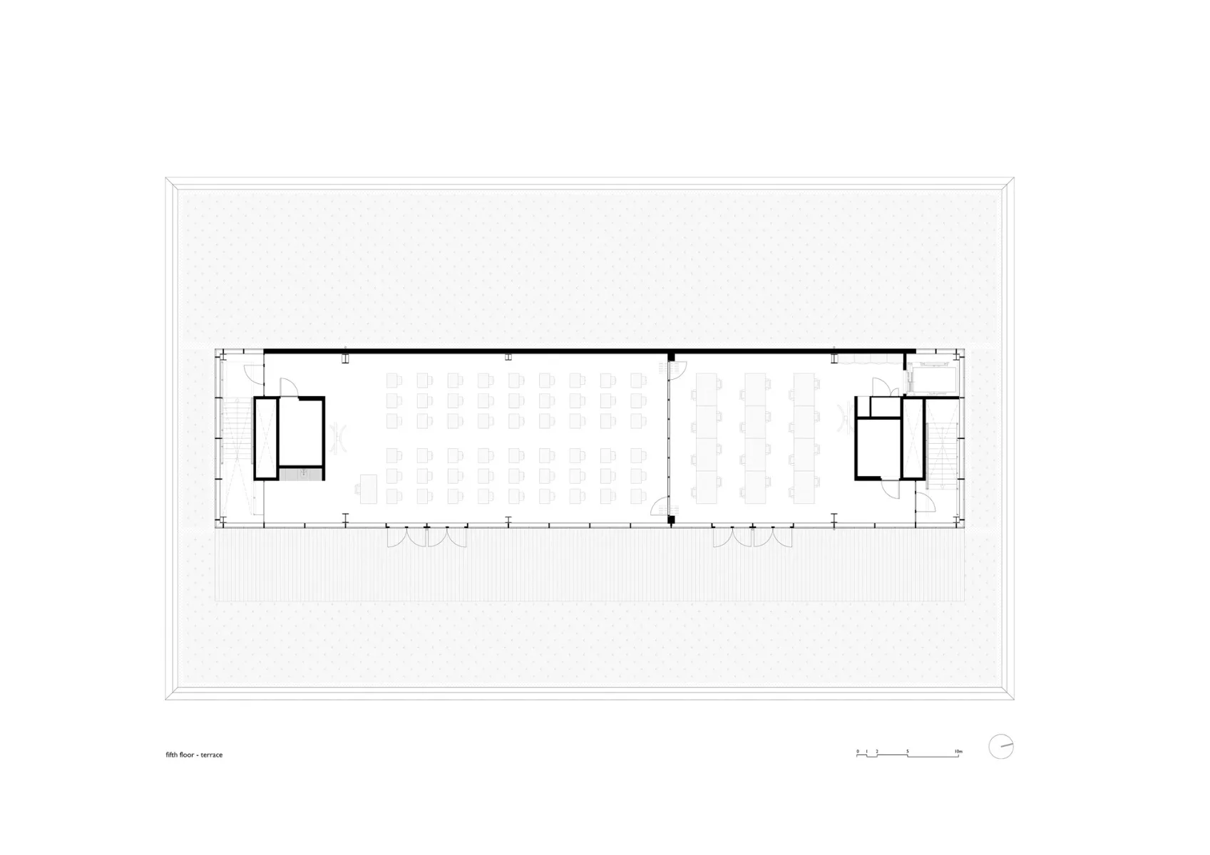 Grundriss 5. OG (Terrasse), Grafik