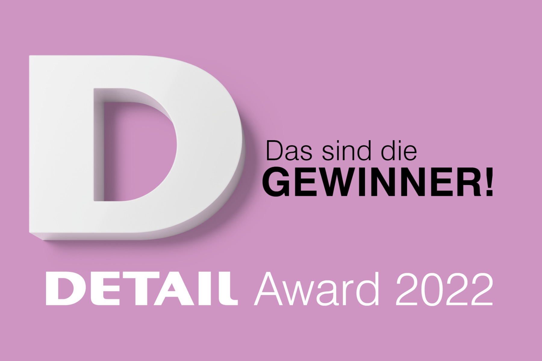 DETAIL Award Preisträger 2022
