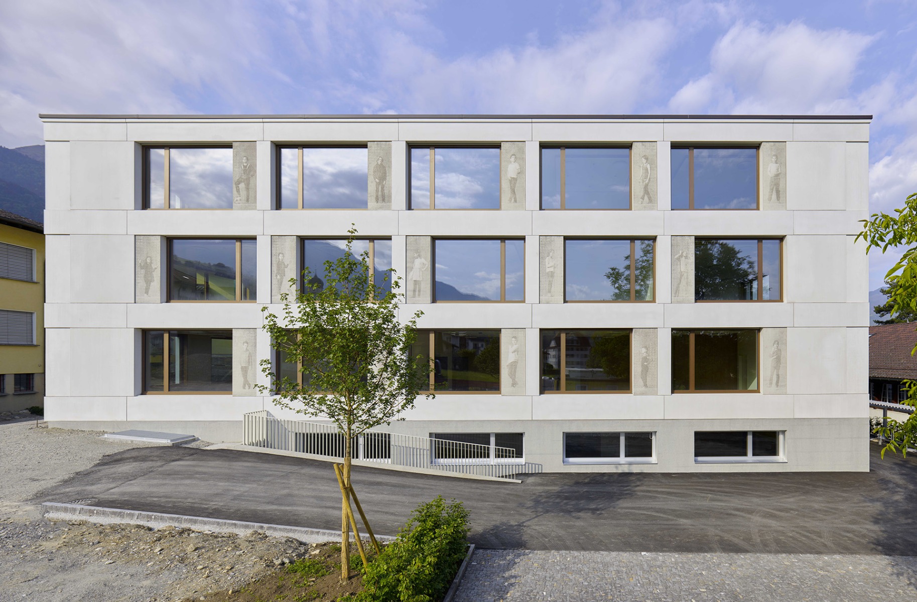 Betonkernaktivierung in Schweizer Schulhaus
