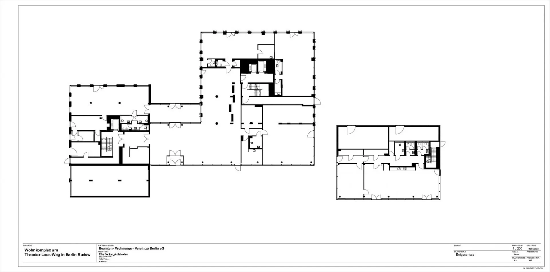 Grundriss EG, Grafik
