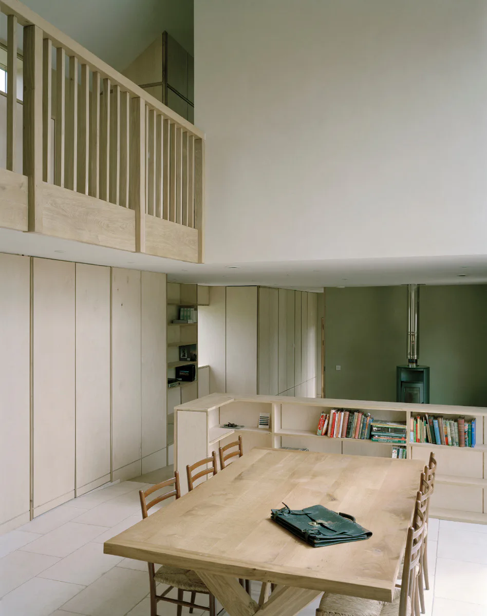 Innenraum Wohnhaus in Trallong, Wales, Architektur: Feilden Fowles Foto