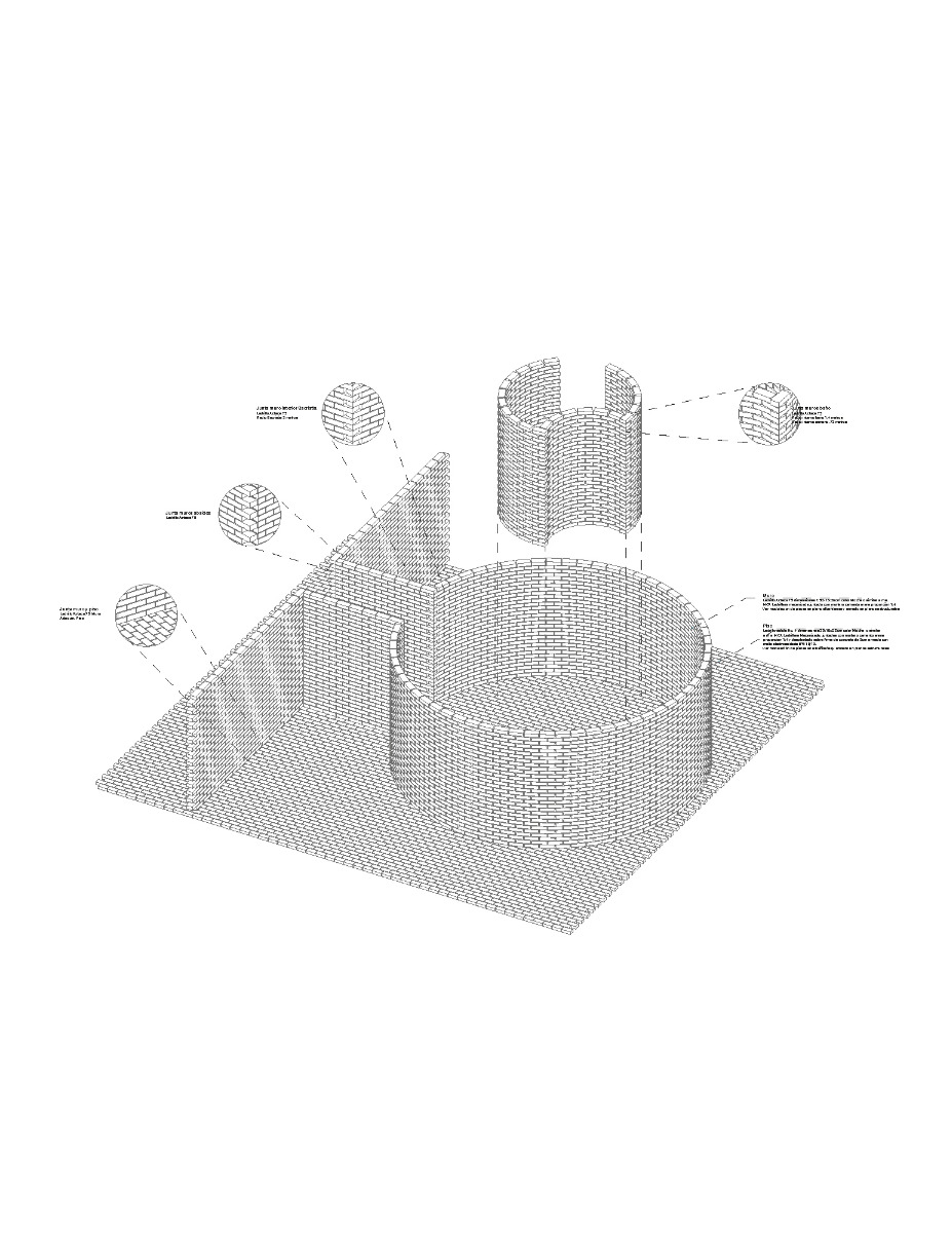 Axonometrie Sakristei, Grafik