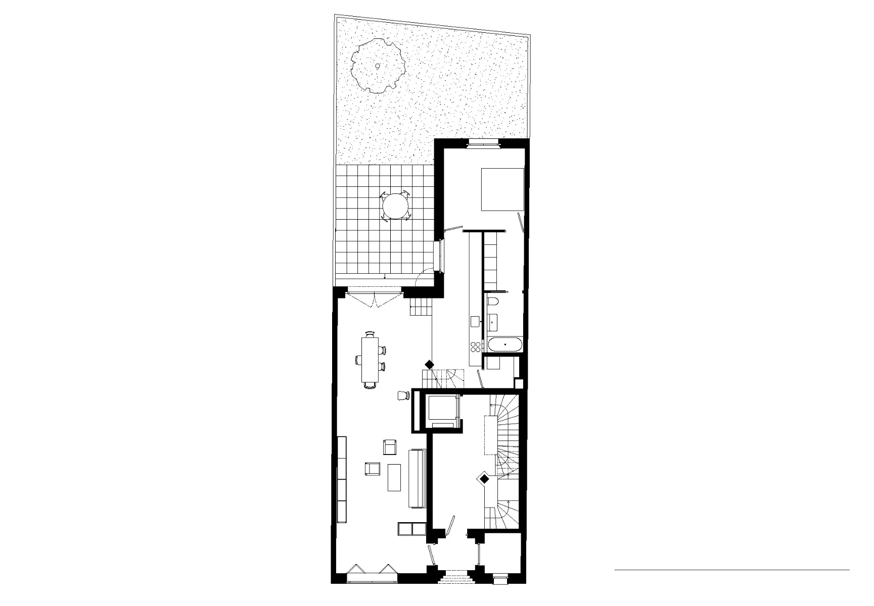 Grundriss EG, Grafik