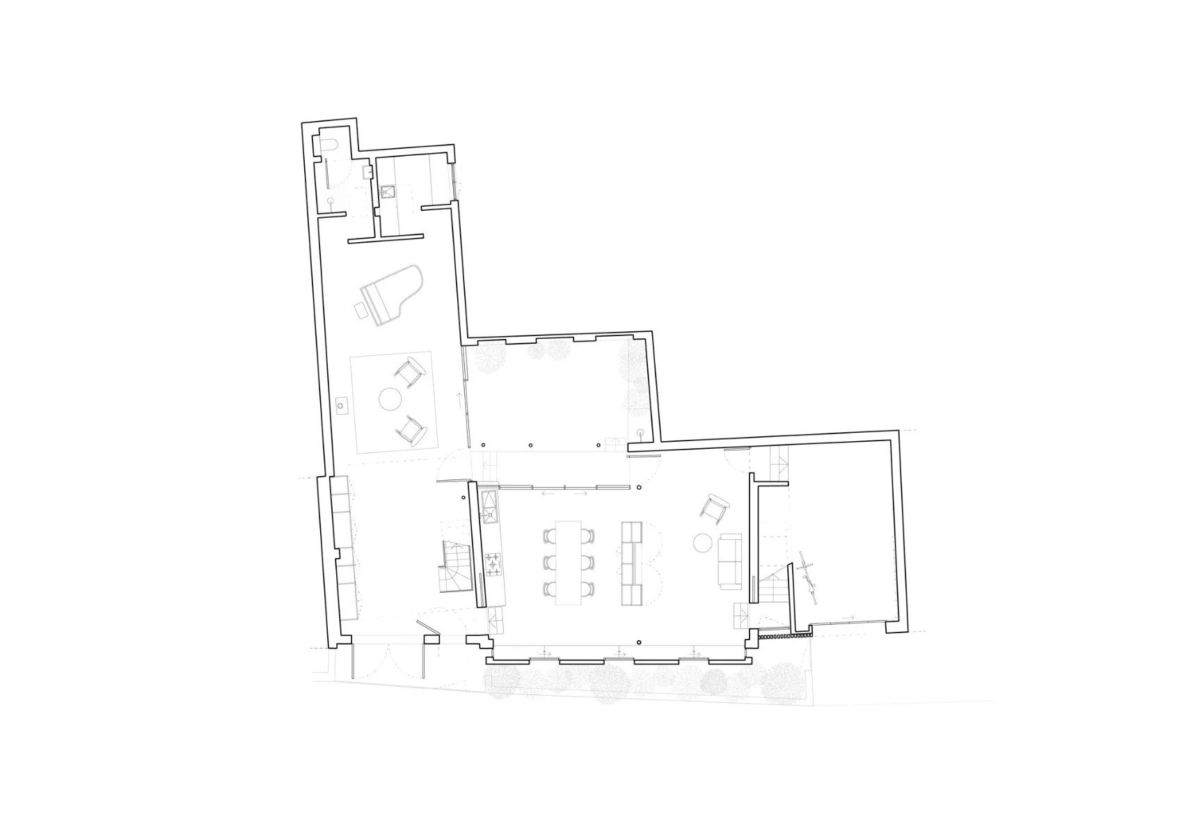 Grundriss EG, Grafik