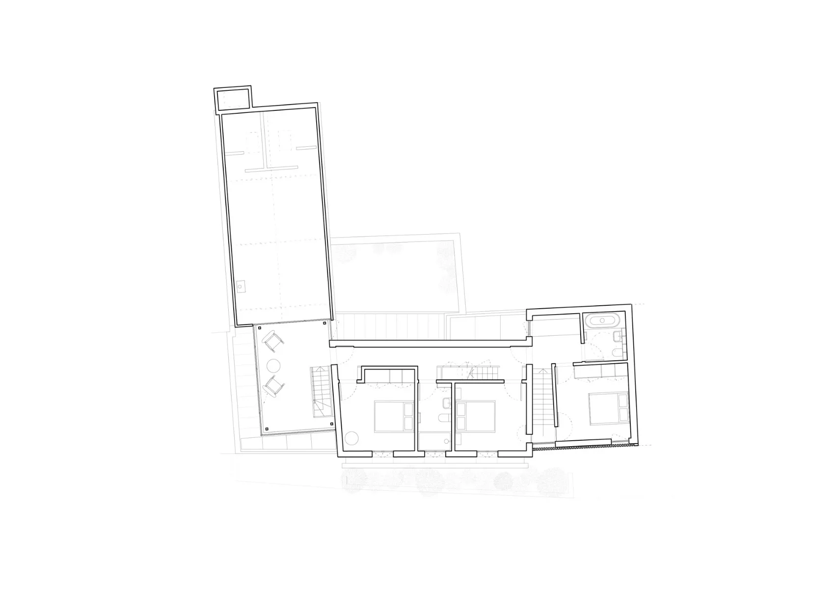 Grundriss OG, Grafik