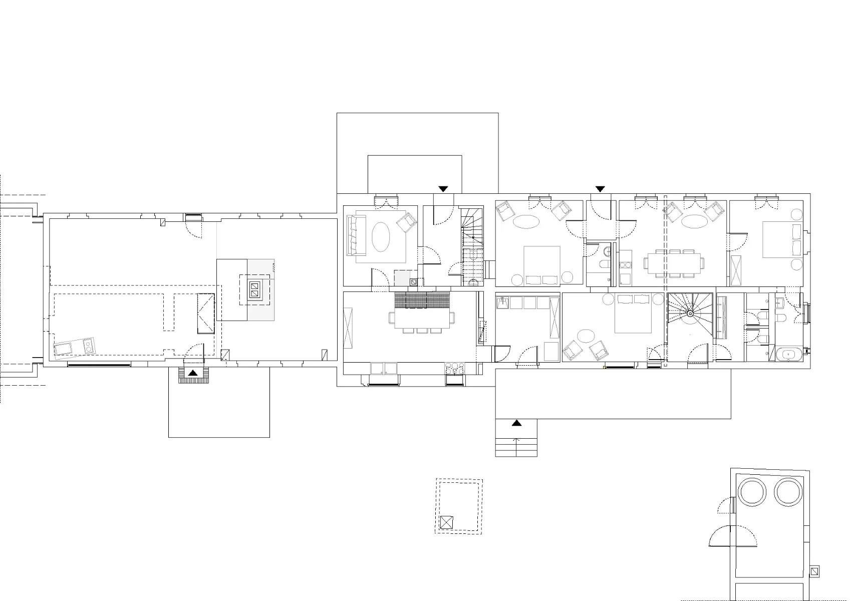 Grundriss EG, Grafik