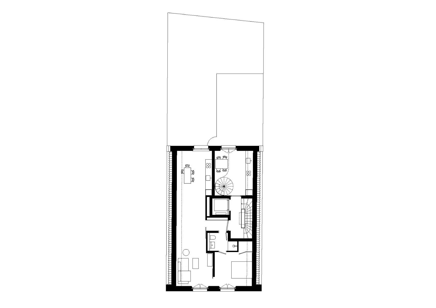 Grundriss 3. OG, Grafik
