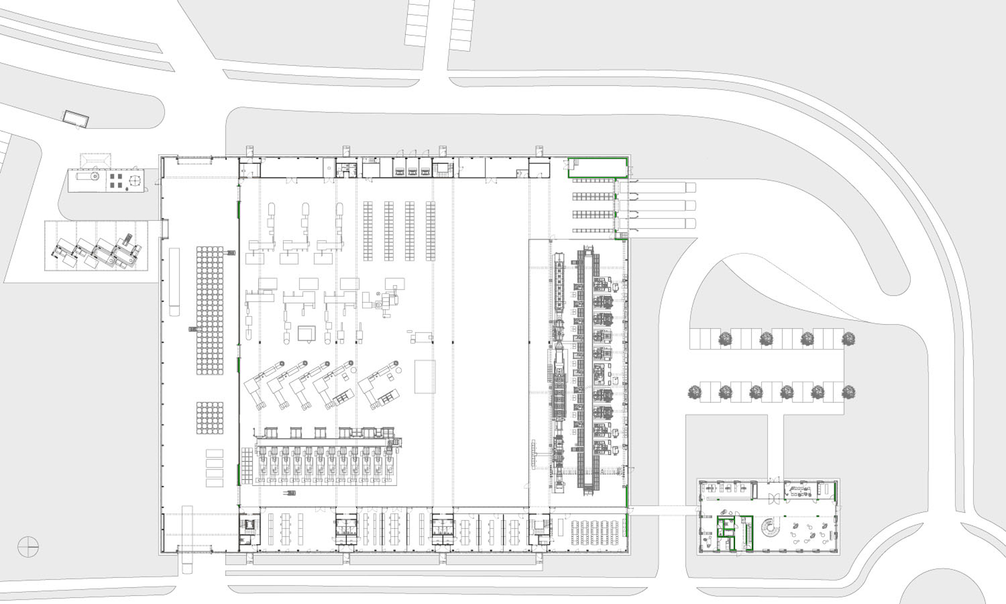 Grundriss EG, Grafik