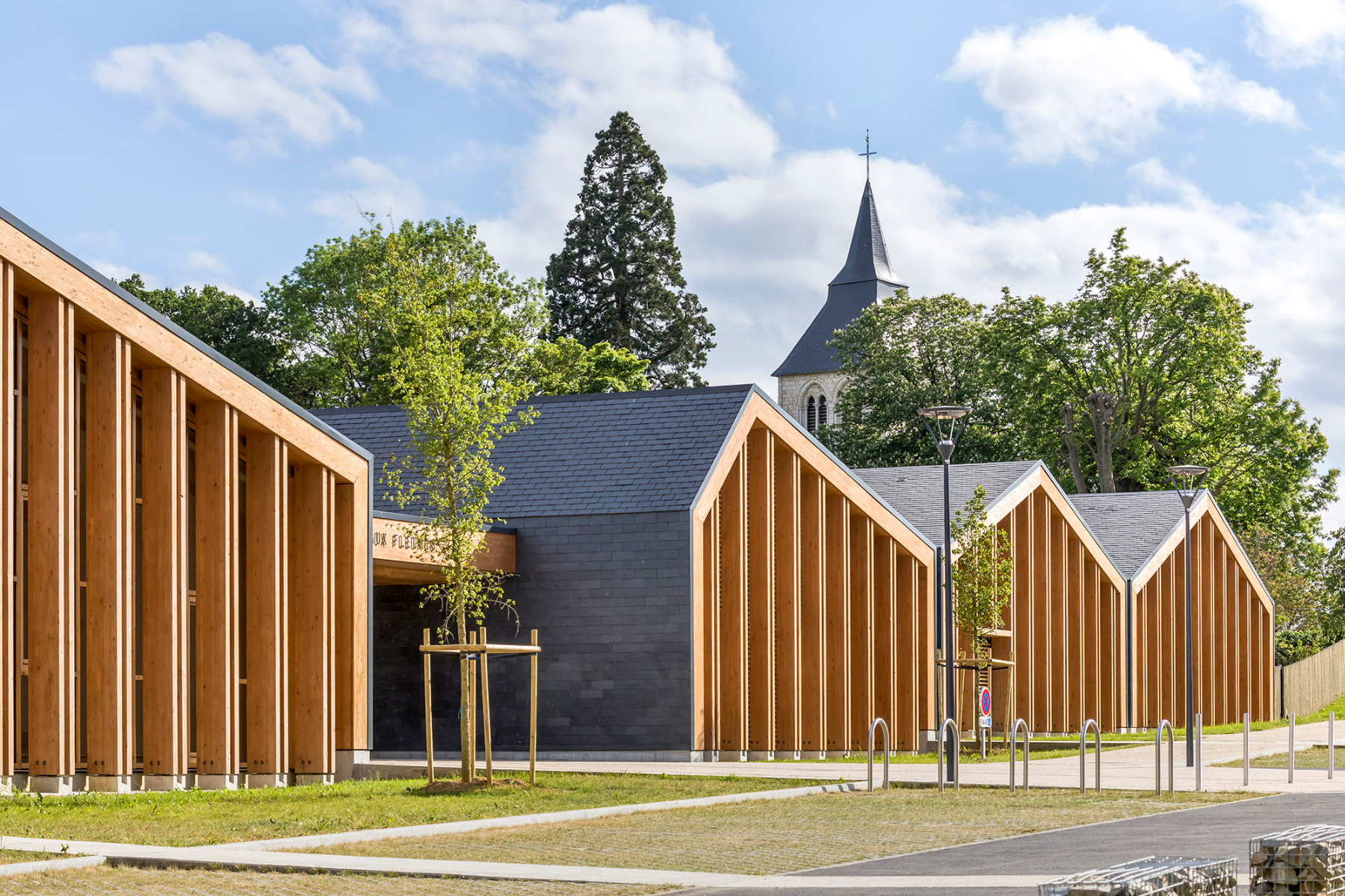 Schulbau in der Normandie von Hemaa Architectes