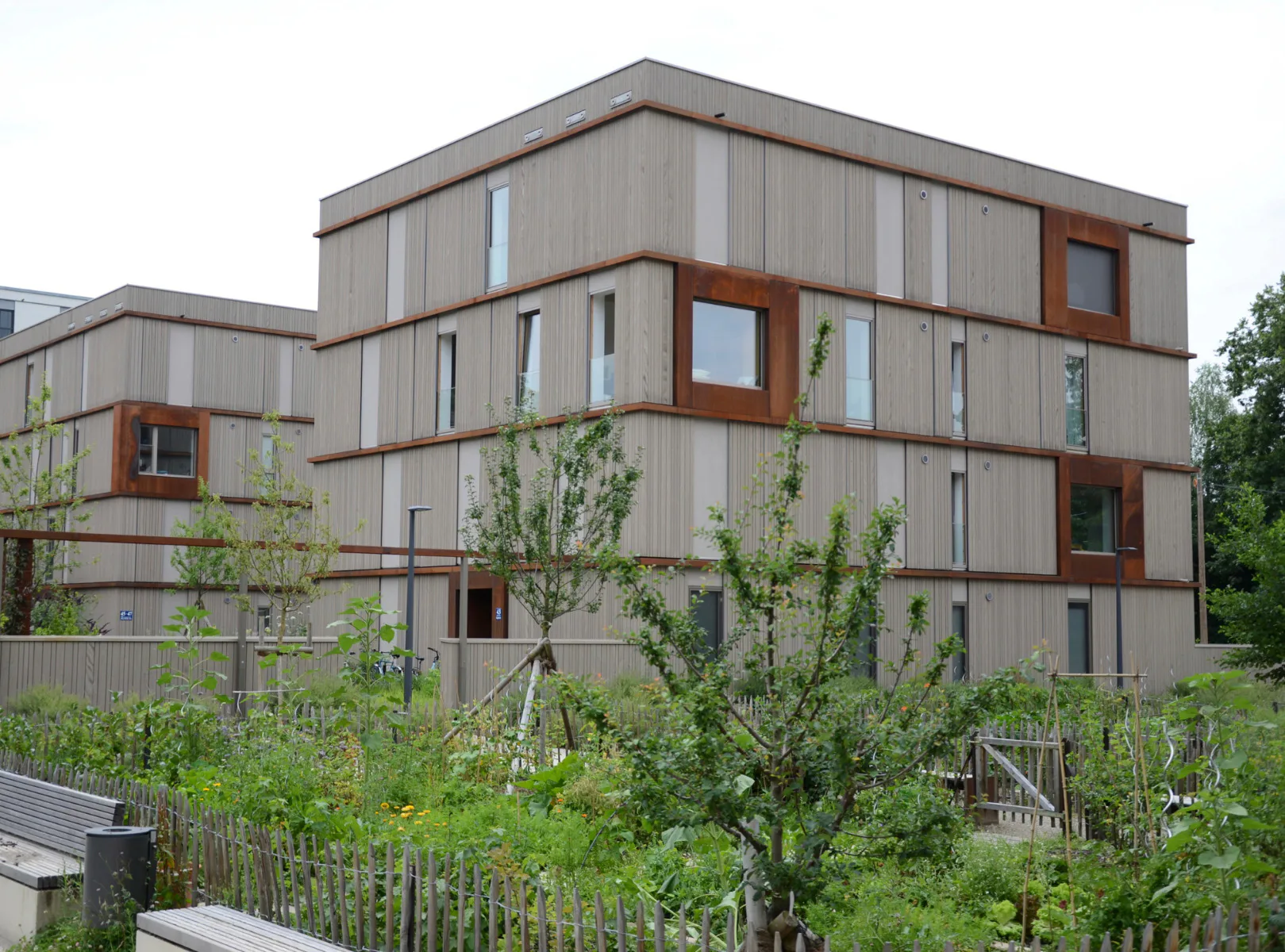 Wohnbebauung Prinz-Eugen-Park in München, Architektur: ARGE ArchitekturWerkstatt Vallentin, Johannes Kaufmann Architektur
