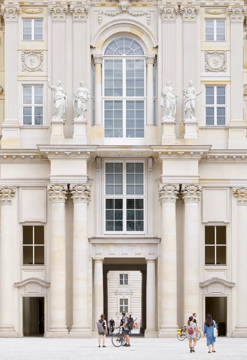 Schlüterhof des Humboldtforums im Berliner Schloss.
