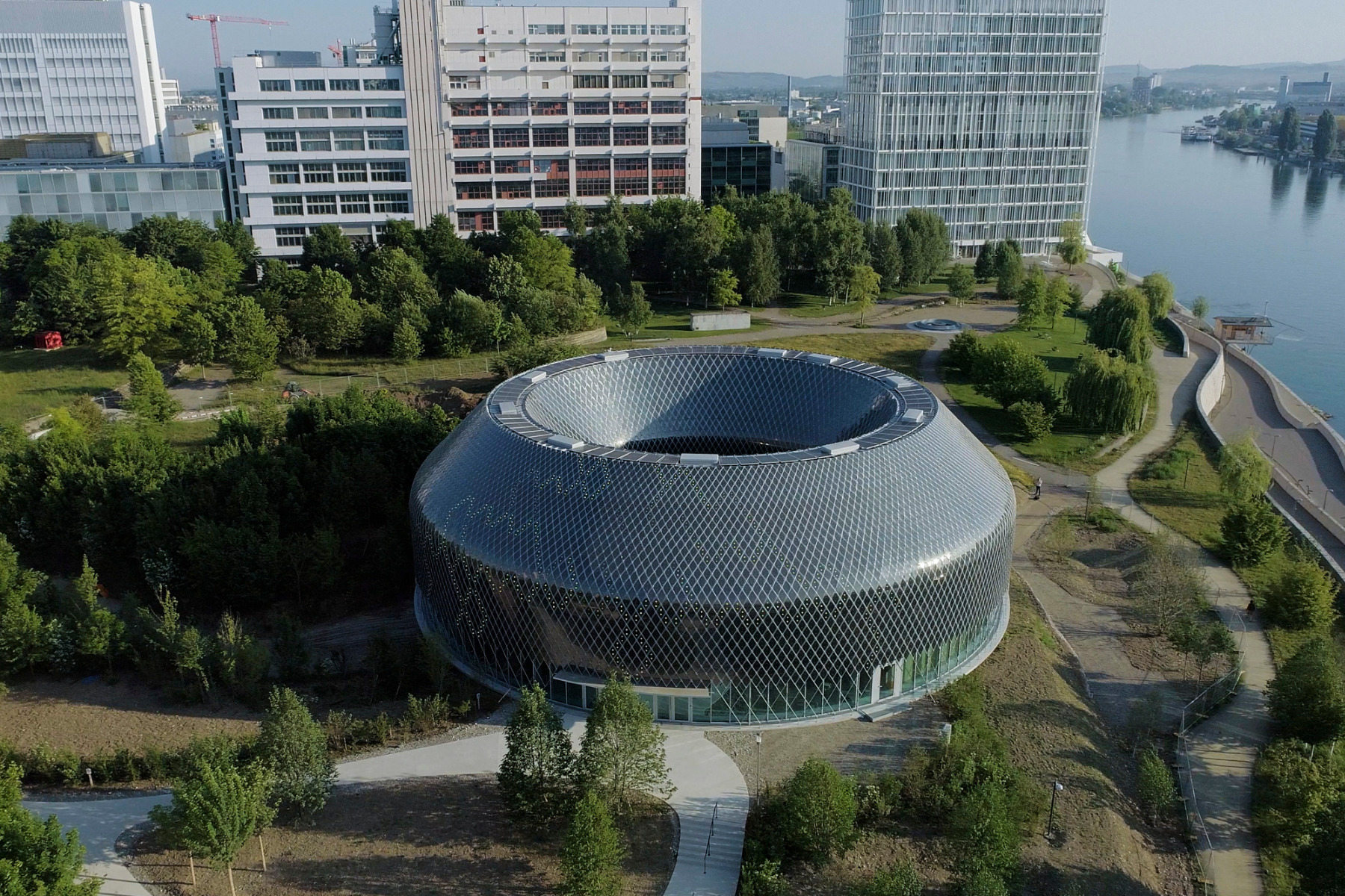 Novartis Pavillon in Basel von Michele De Lucchi und AMDL Circle