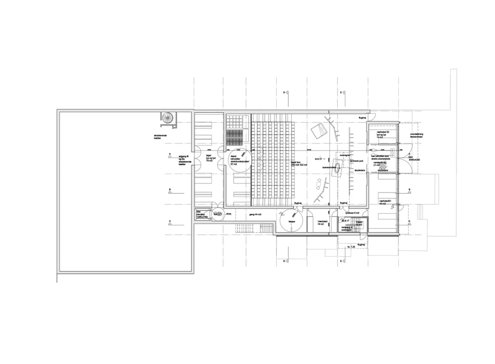 Grundriss UG, Grafik