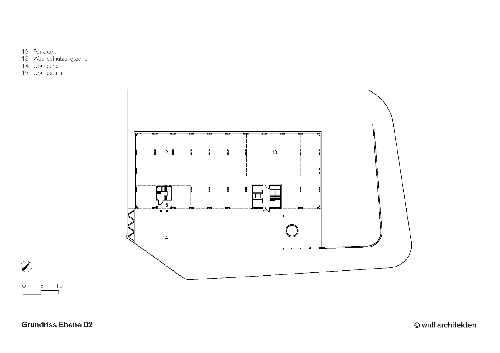 Grundriss Ebene 2, Grafik