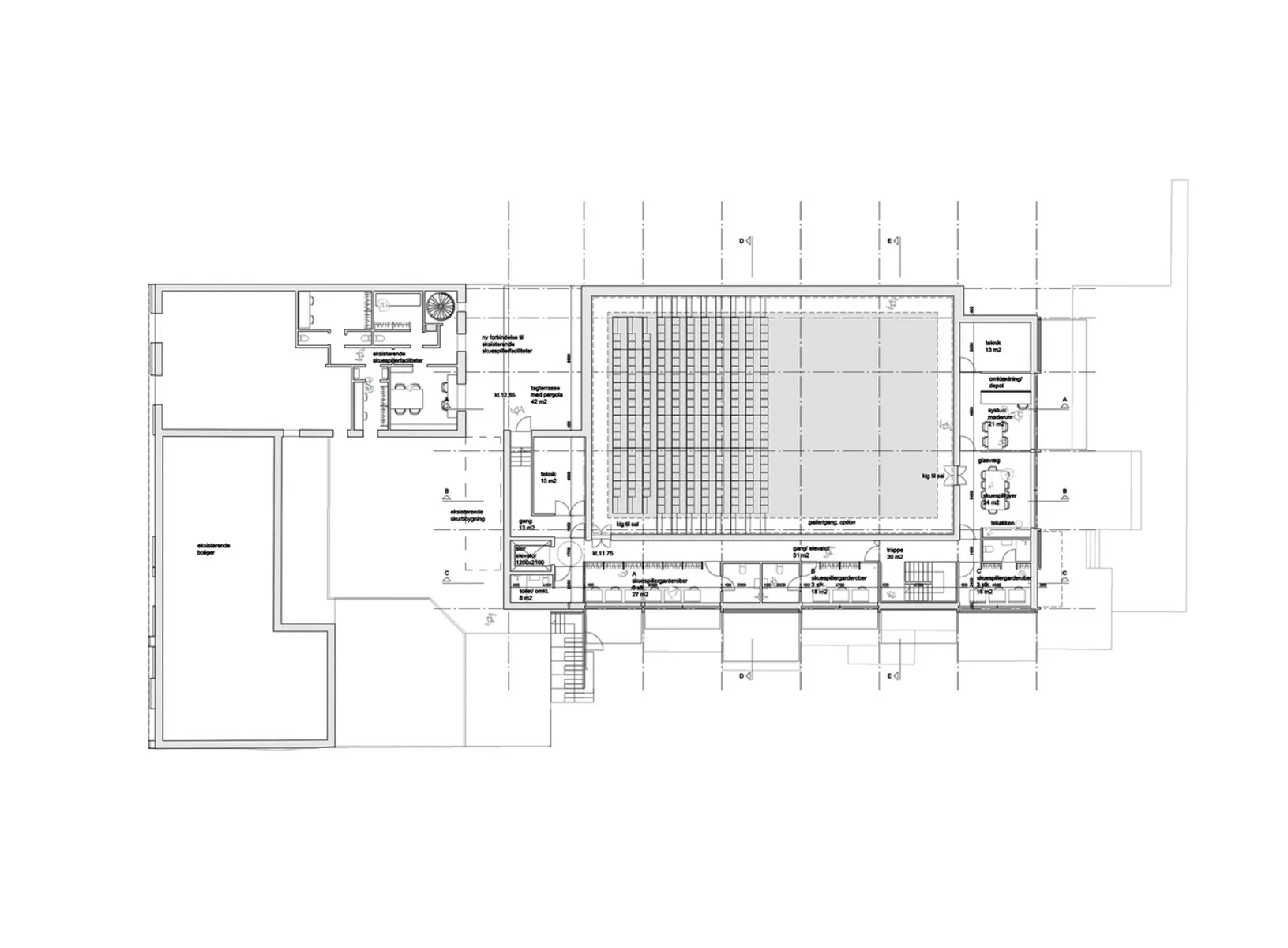 Grundriss OG, Grafik