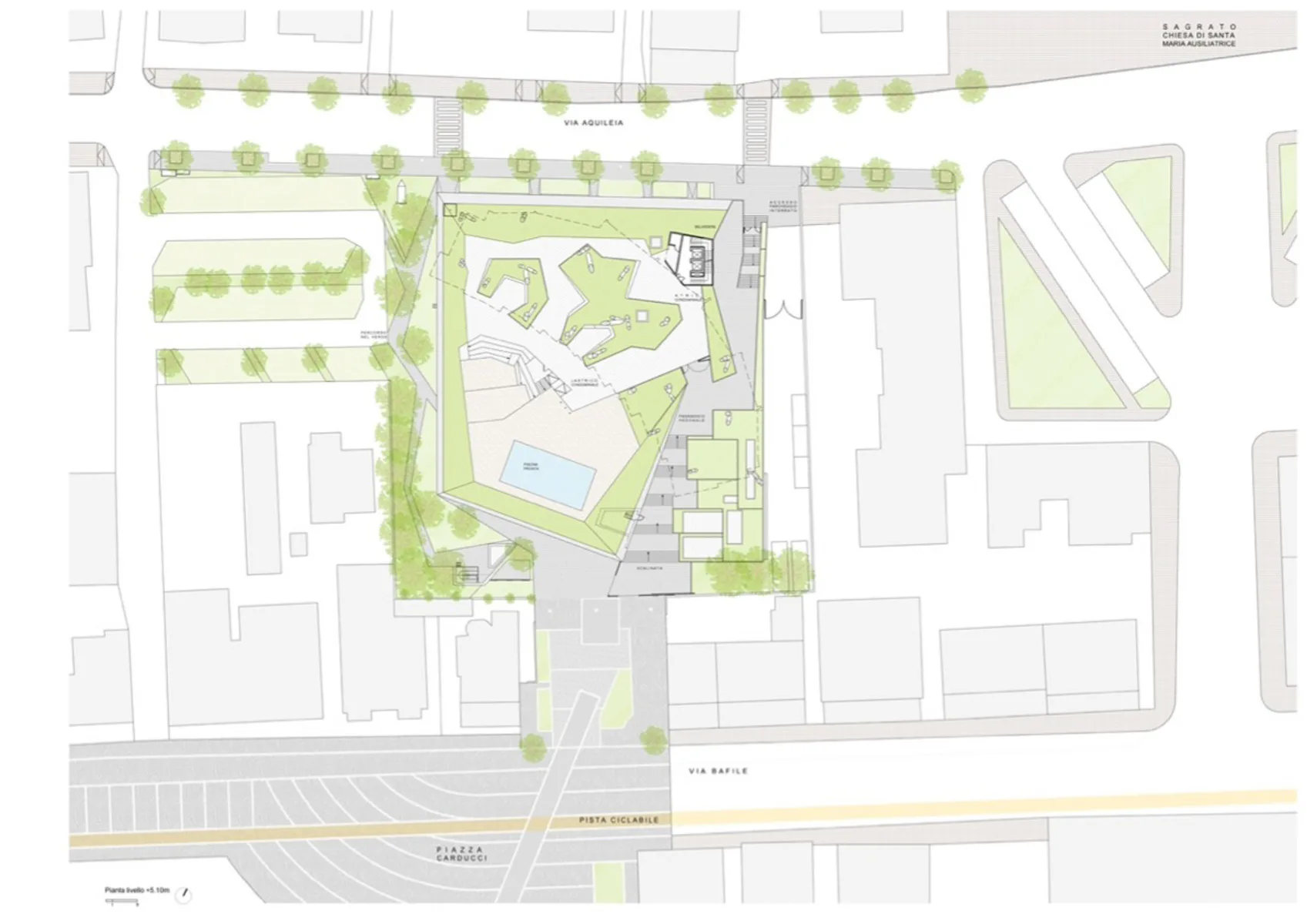 Lageplan, Grafik