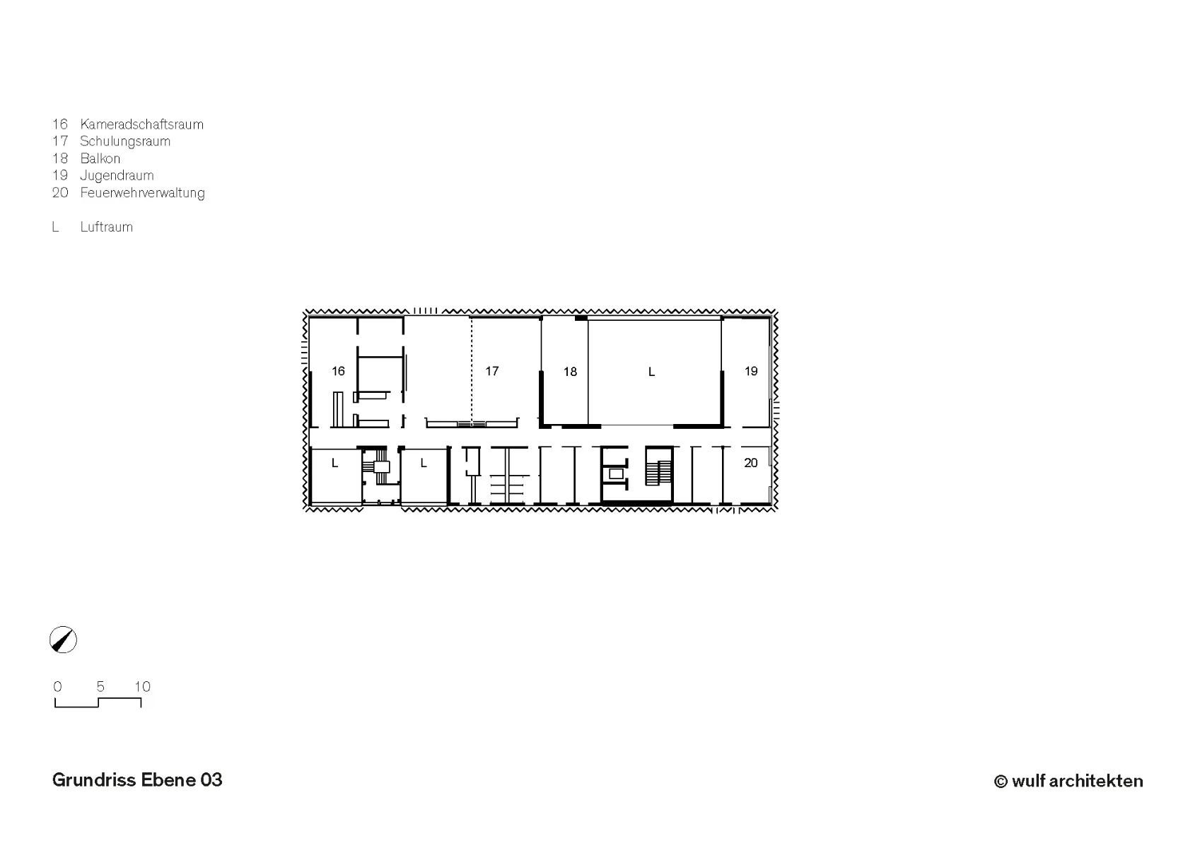 Grundriss Ebene 3, Grafik