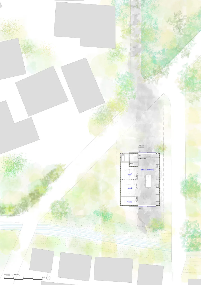 Lageplan, Grafik