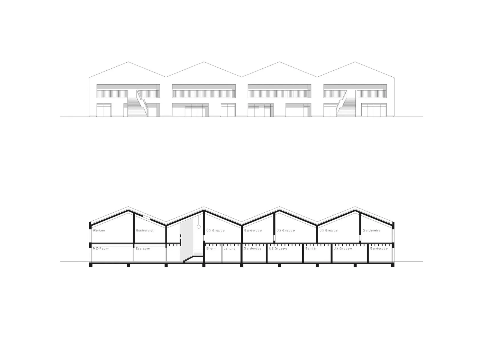 Schnitt Ansicht, Grafik