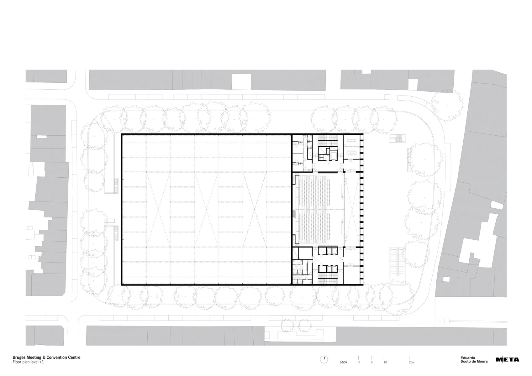 Grundriss 1. OG, Grafik