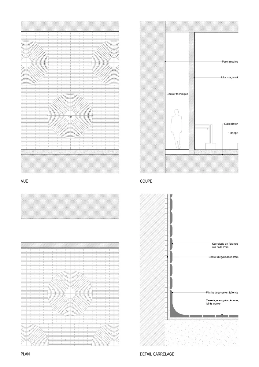 Details Fliesen, Grafik