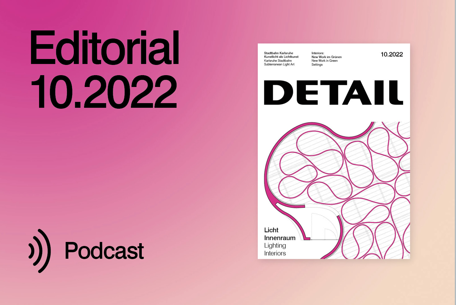 Licht für den Alltag - Editorial Detail 10.2022