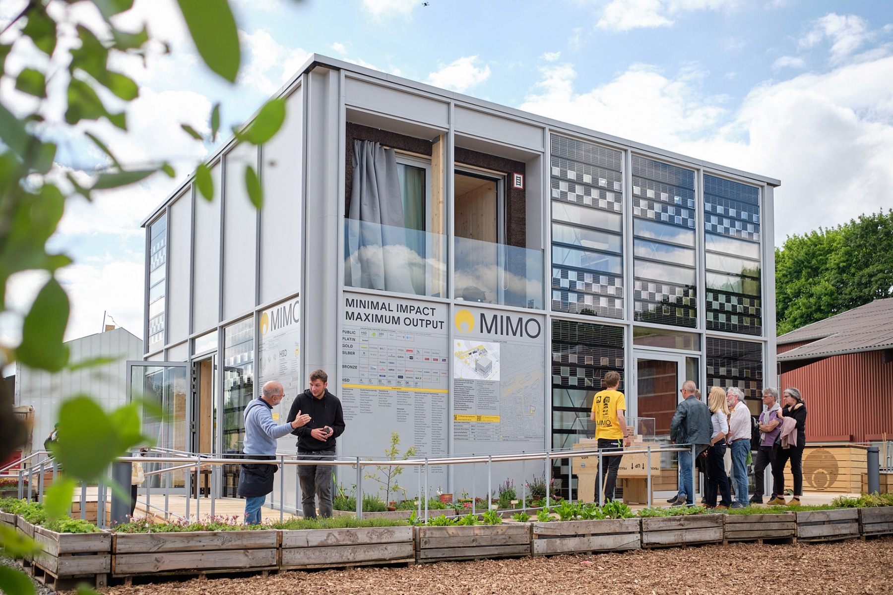 Wohngebäude-Prototyp für den Solar Decathlon
