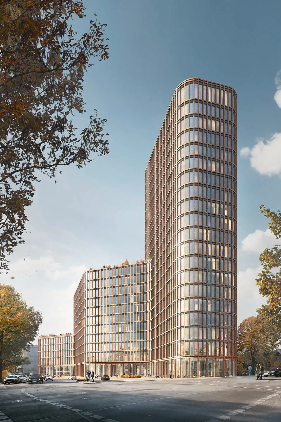 Upbeat in der Europacity, Berlin; Visualisierung