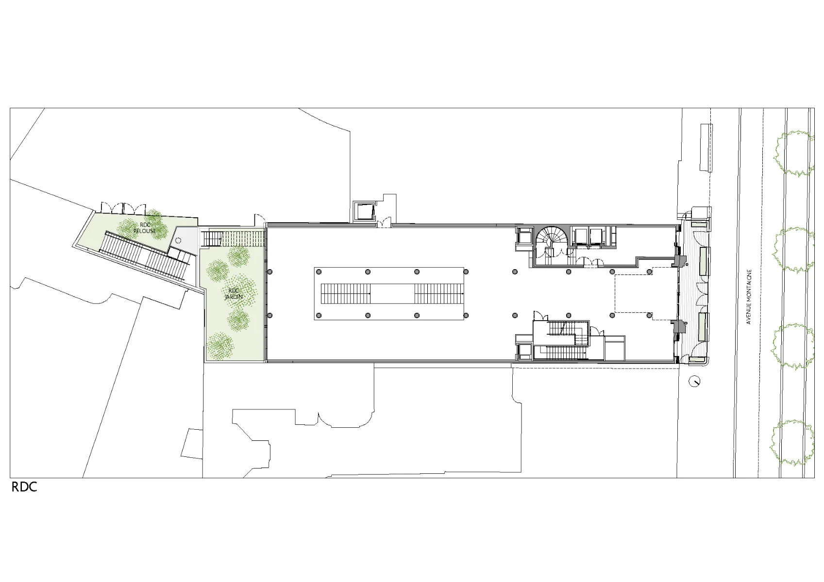 Grundriss EG, Grafik