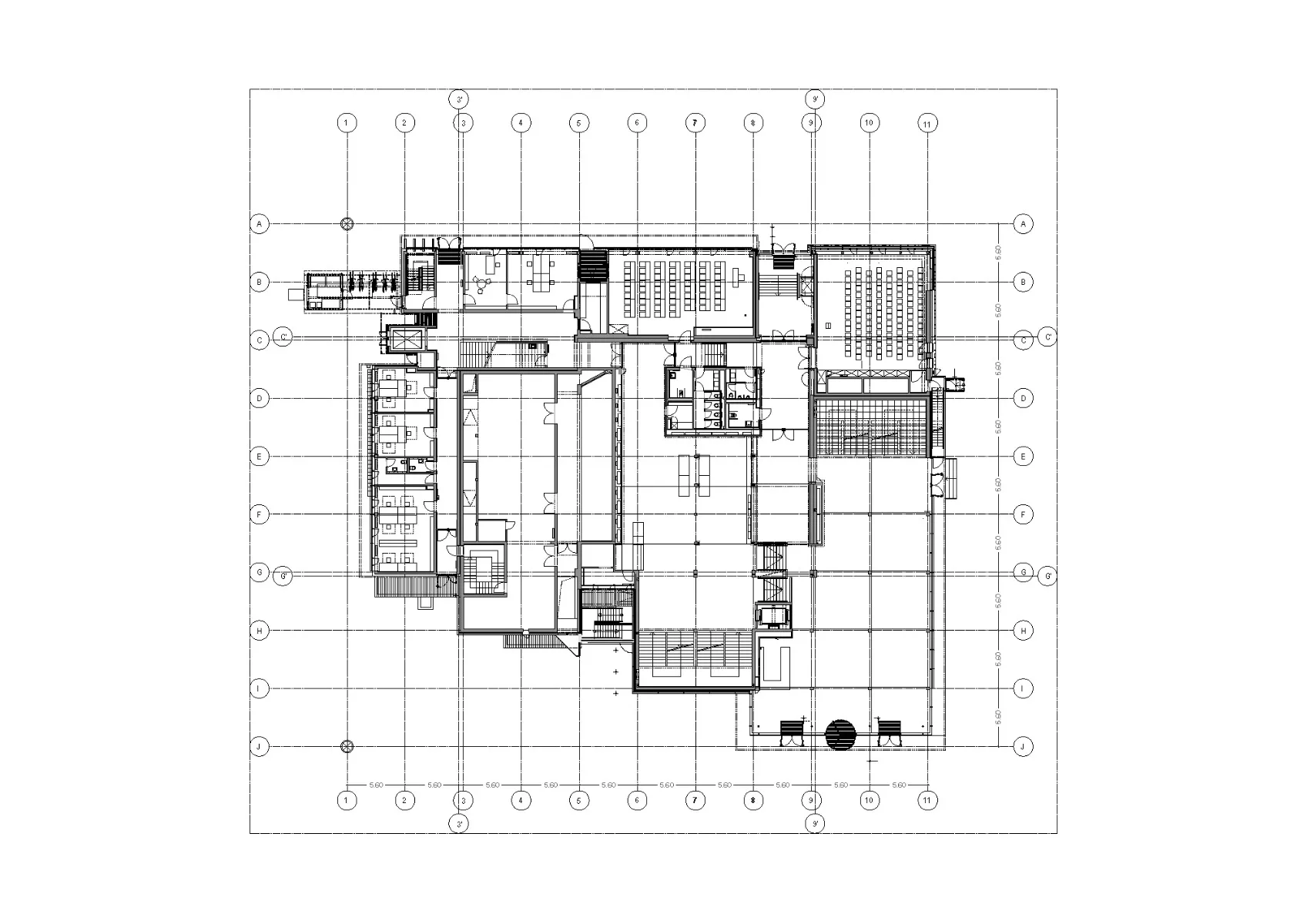 Grundriss EG, Grafik