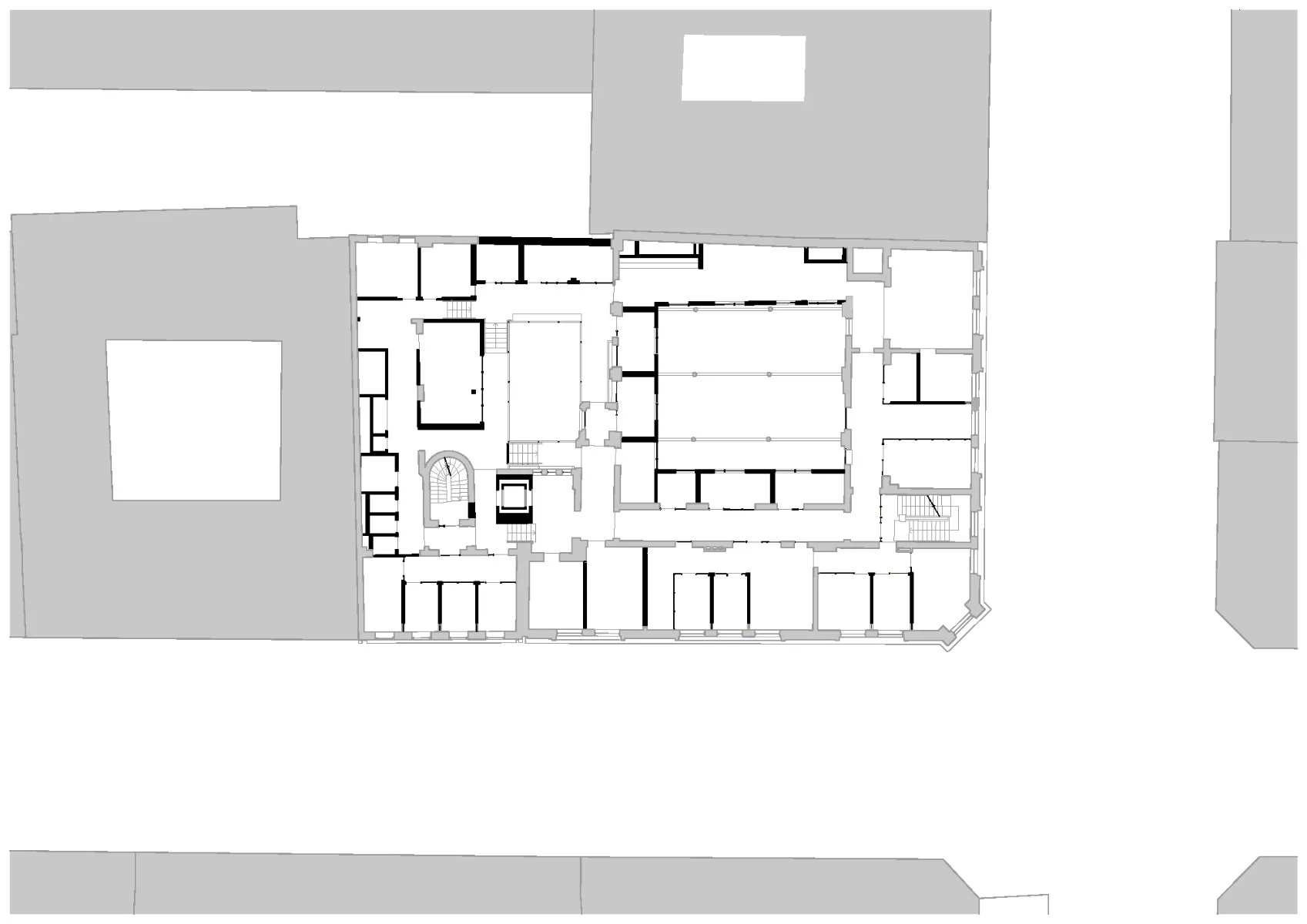 Grundriss OG, Grafik