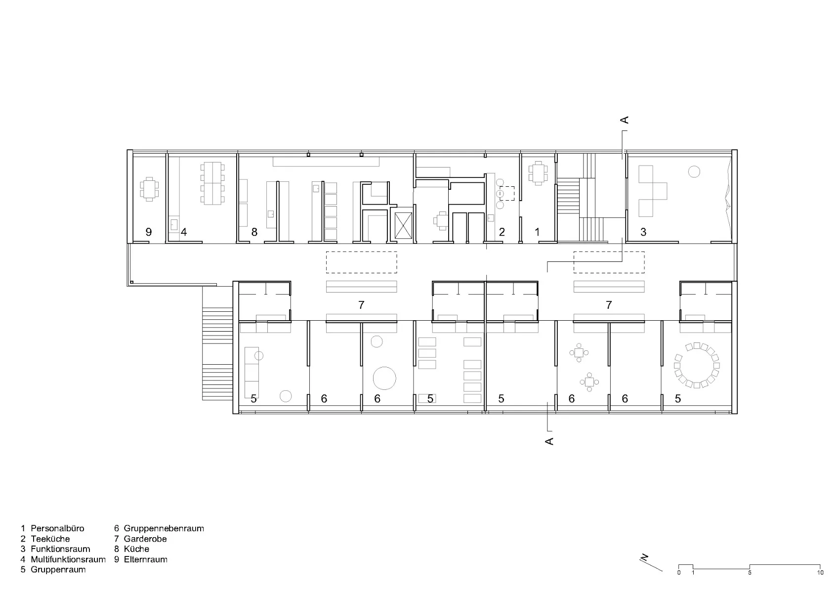 Grundriss OG, Grafik