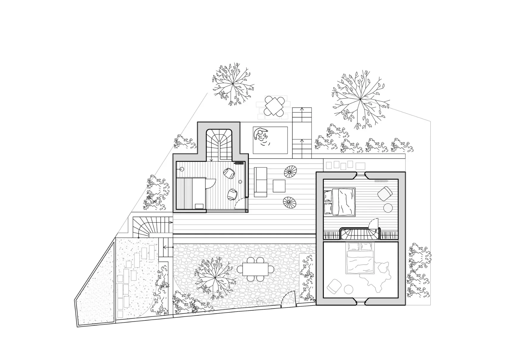 Grundriss OG, Grafik