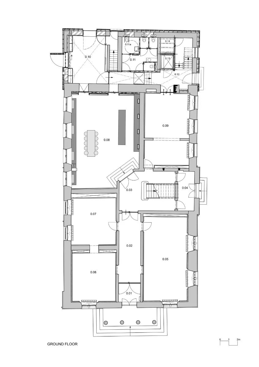 Grundriss EG, Grafik