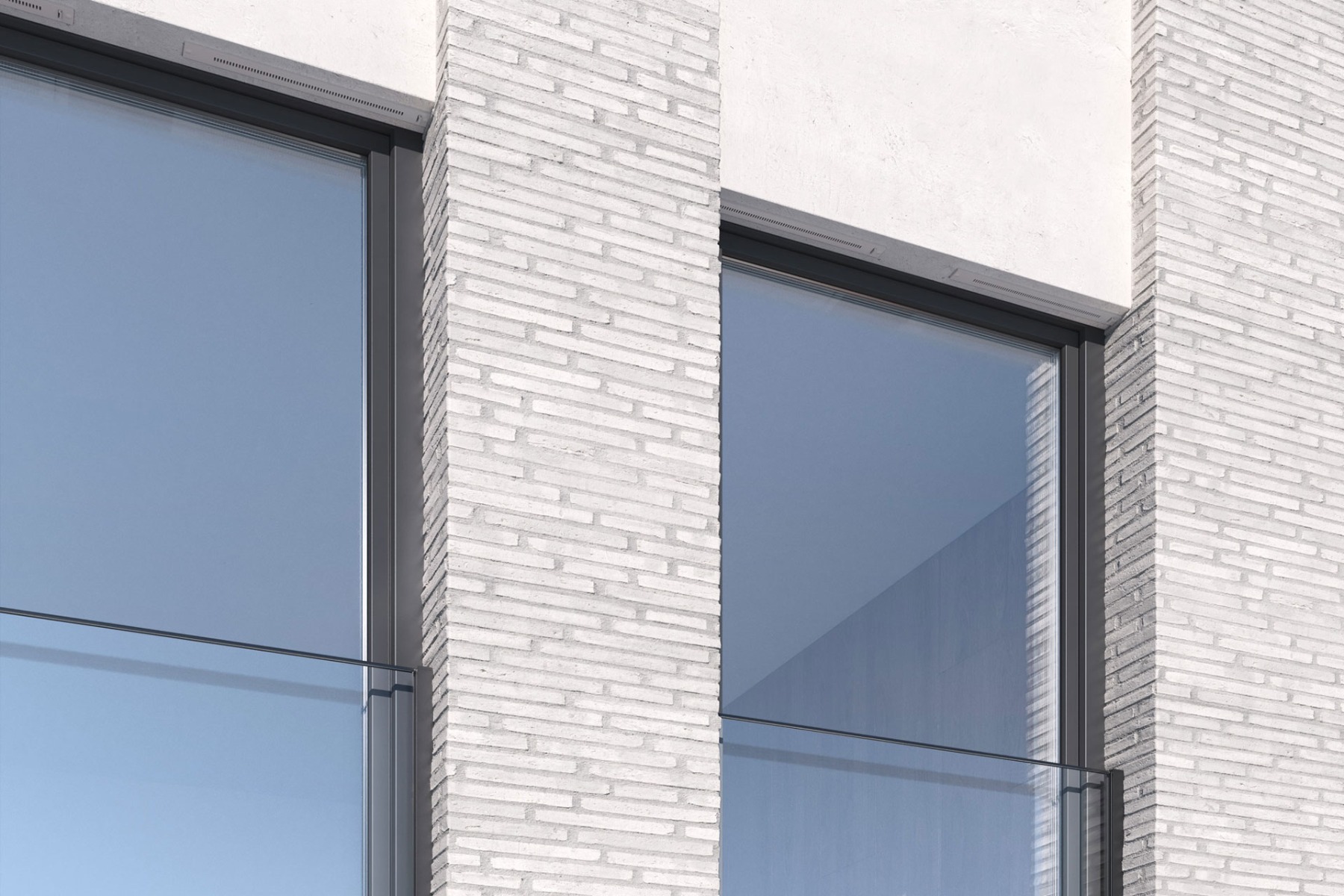 Der Aeromat VT erlaubt die dezente Integration in die Fassade bei einem Höchstmaß an Flexibilität: Der Einbau kann wahlweise in Sturz, Laibung oder Brüstung erfolgen.