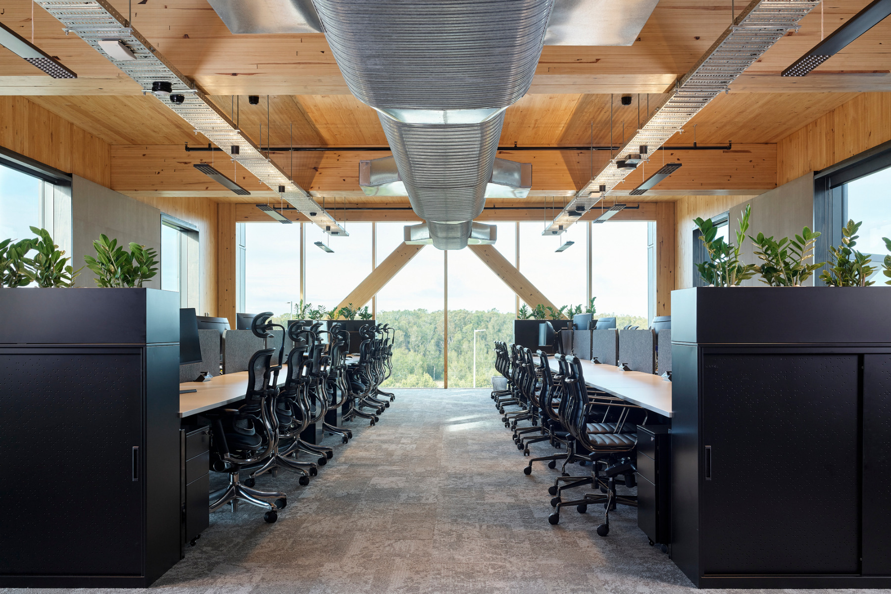 Bürogebäude aus Holz in Brisbane von Kirk