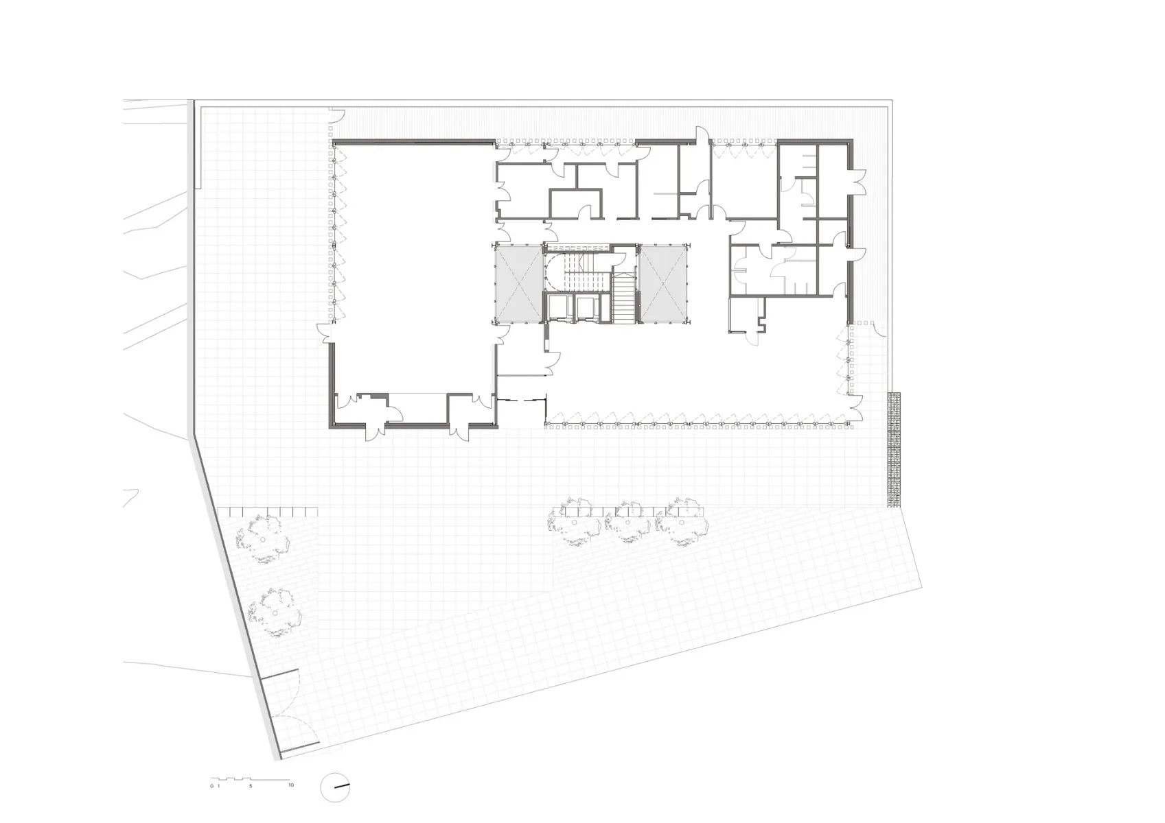 Grundriss EG, Grafik