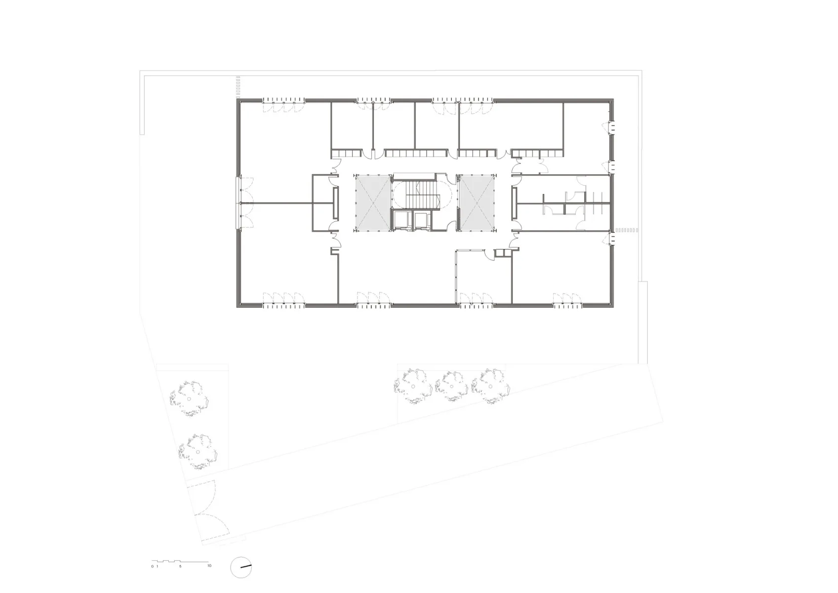 Grundriss 2. OG, Grafik