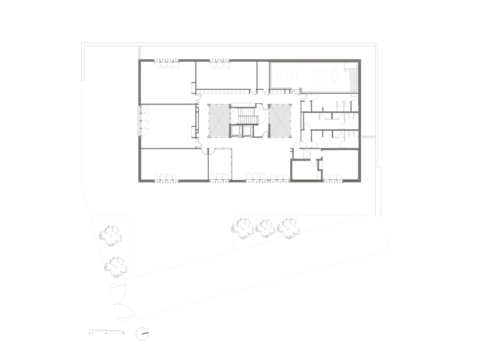 Grundriss 3. OG, Grafik