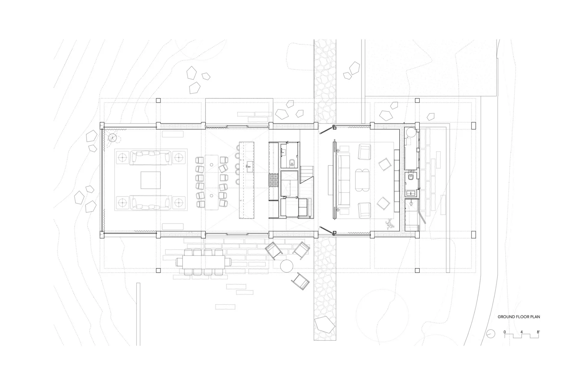 Grundriss EG, Grafik