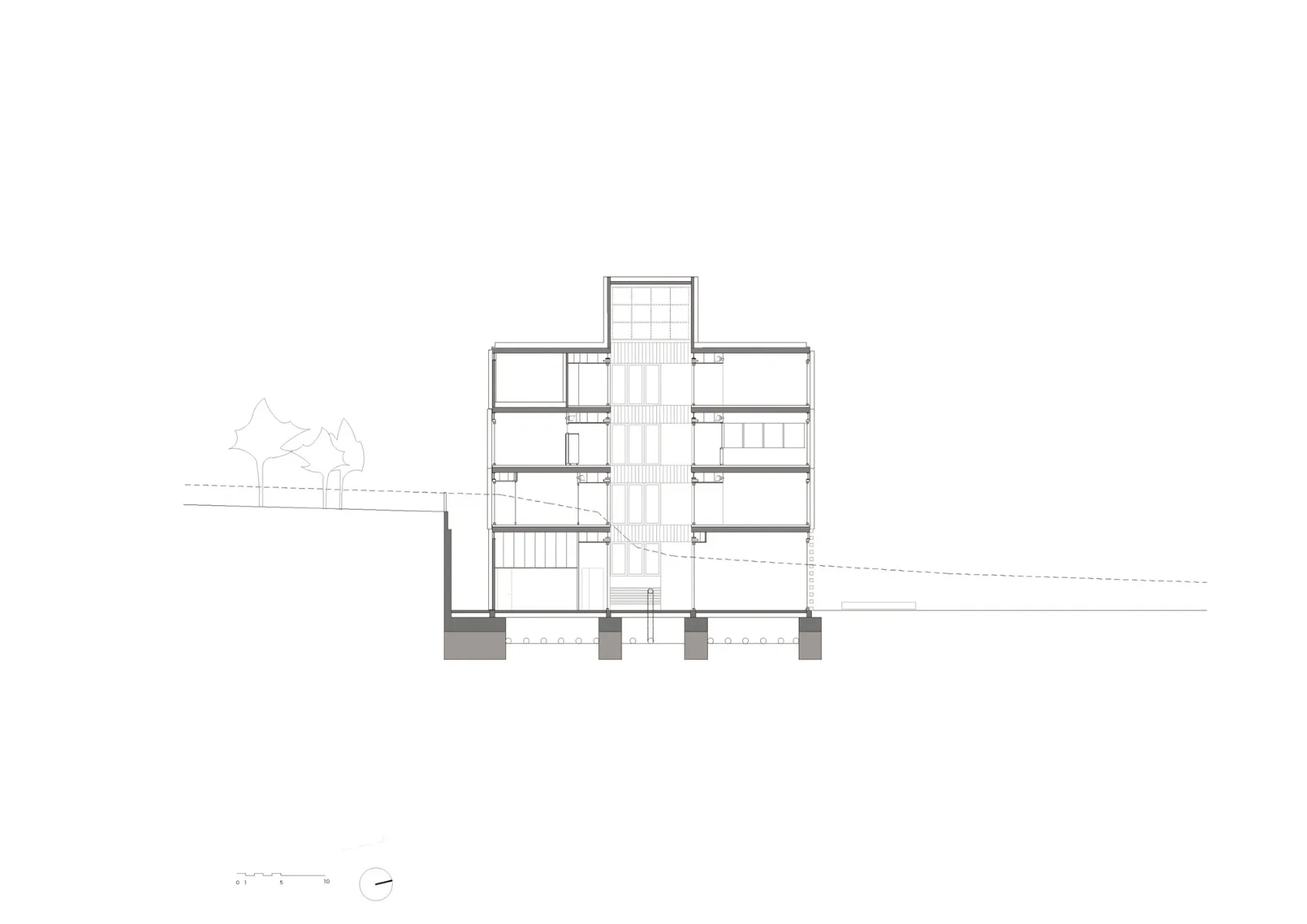 Querschnitt, Grafik